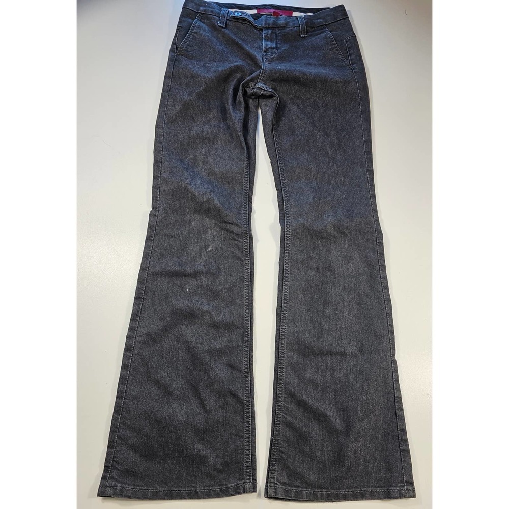 Limited edition express size 0R bootcut vintage wash black jeans 28x32